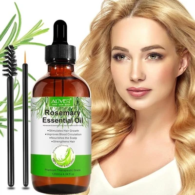 JCZQDRPC Rosmarinöl für Haare, 120 ml Rosmarinöl Haare, Haarwachstum & Hautpflege