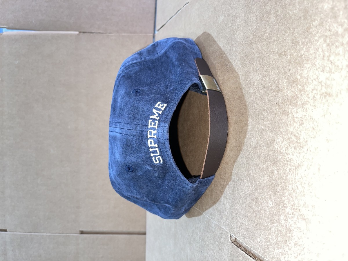 Supreme Suede S Logo 6 Panel Cap Navy One Size F/W 16 | eBay