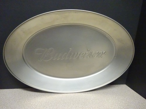 Lote de 2 bandejas de sándwich de pescado barra metálica Budweiser 10,5" x 7" x 1" - Imagen 3 de 6