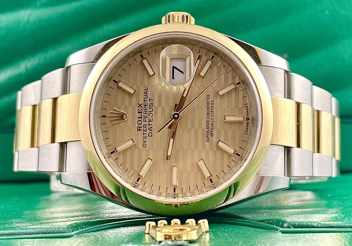 Solid gold rolex best sale datejust
