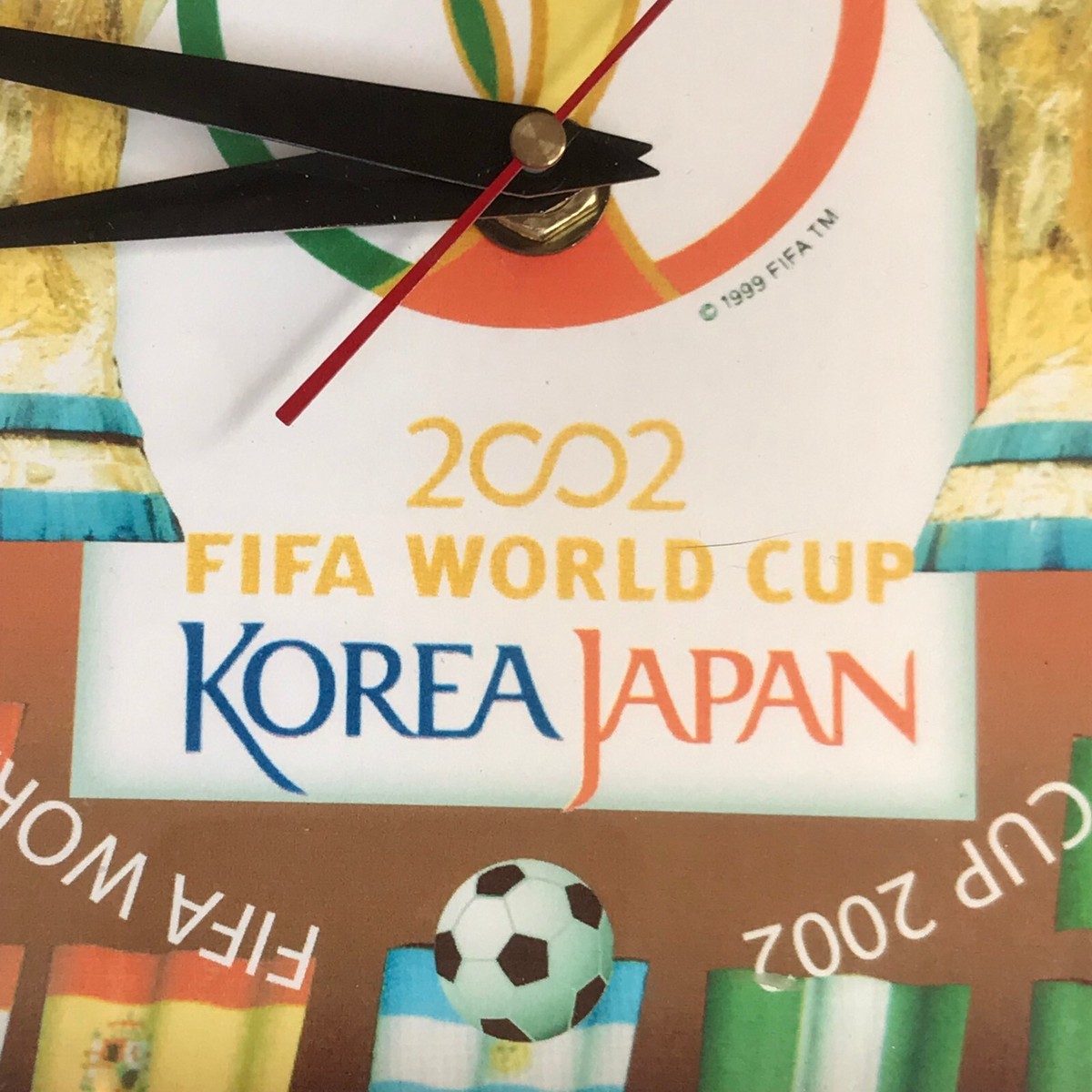 2002 Fifa World Cup Korea Japan 1999 Vintage Wall Clock ( RARE