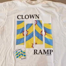 Clown Ramp t-shirt Black Flag parody Zorlac Craig Johnson Dallas Texas Vert Punk
