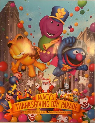 Macy s Parade 2003 Rare Adv. Promo/Window & NYC Subway poster - Never used
