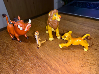 Disney Bullyland König der Löwen Figurenset Lion King, Simba, Timon, Pumbaa,