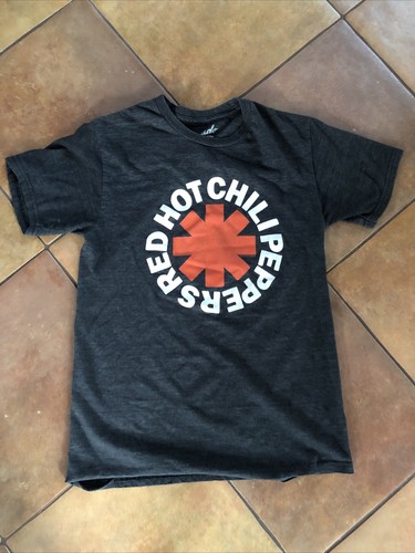 Rhcp Red Hot Chili Peppers Logo T Shirt Black Size Small S Bravado Ebay