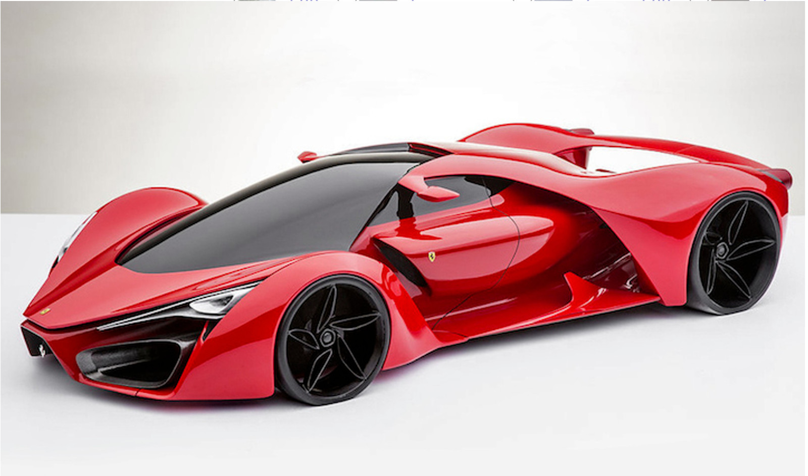 FERRARI Race Car Racing Hypercar Concept Red Custom Built LARGE 1:12SCALE MODEL