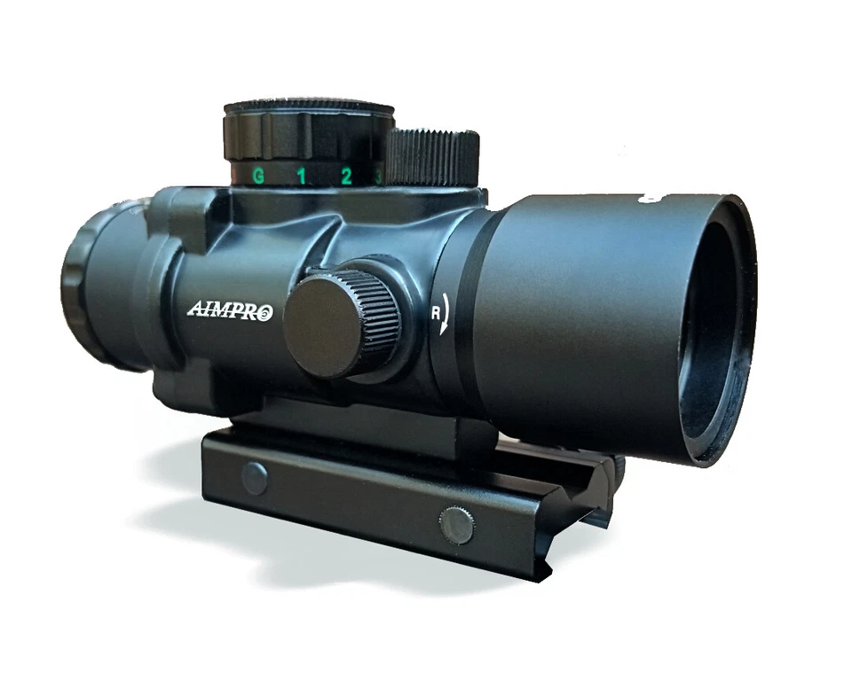 Mira para rifle prismático compacto Aimpro 3,5X30 retícula de vidrio grabado Foto 2 de 4