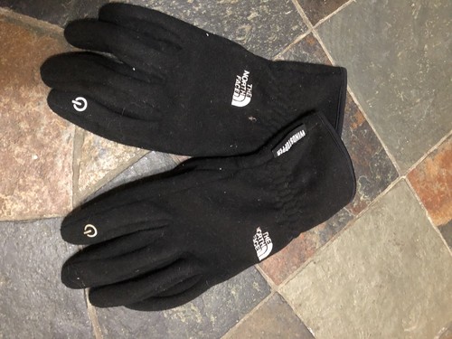 The North Face black gloves windstopper 