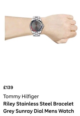 Tommy Hilfiger Silver Mens Watch Riley 1791684 for sale online | eBay