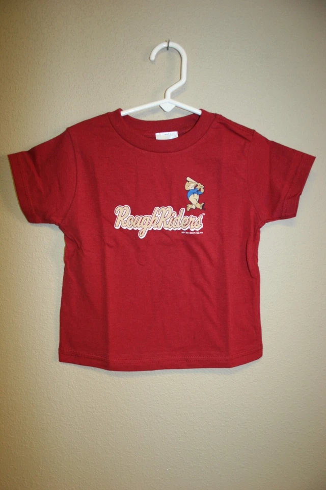 NUEVA CAMISETA DE BÉISBOL DE LIGAS MENORES Frisco Rough Riders MiLB AAA 3T Niño pequeño Foto 2 de 3