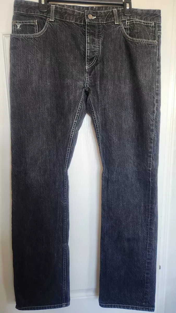 Louis Vuitton Mens Grey Jeans - Size 48 (US Size 38)