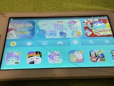 Samsung Galaxy Tab E Lite Kids SM-T113 8GB Wi-Fi 7"Tablet - White, CRACKED AS-IS