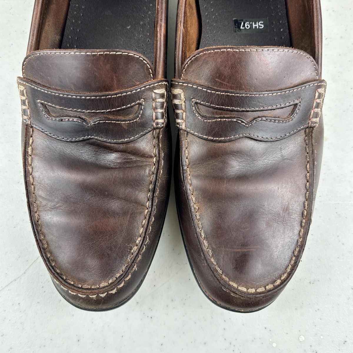 Foot Joy Mens Club Casuals Penny Loafers Brown Leather  Men 11 M Amazon.com | FootJoy Men main image 4