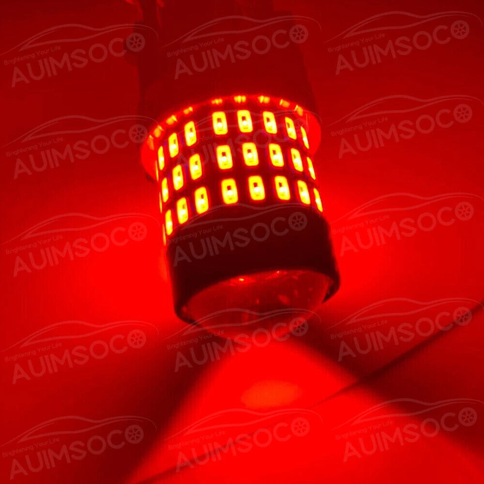 For Chevy Cavalier 1995-2005 3157 LED Back Up Reverse Lights Bulbs RED - Image 3 of 4