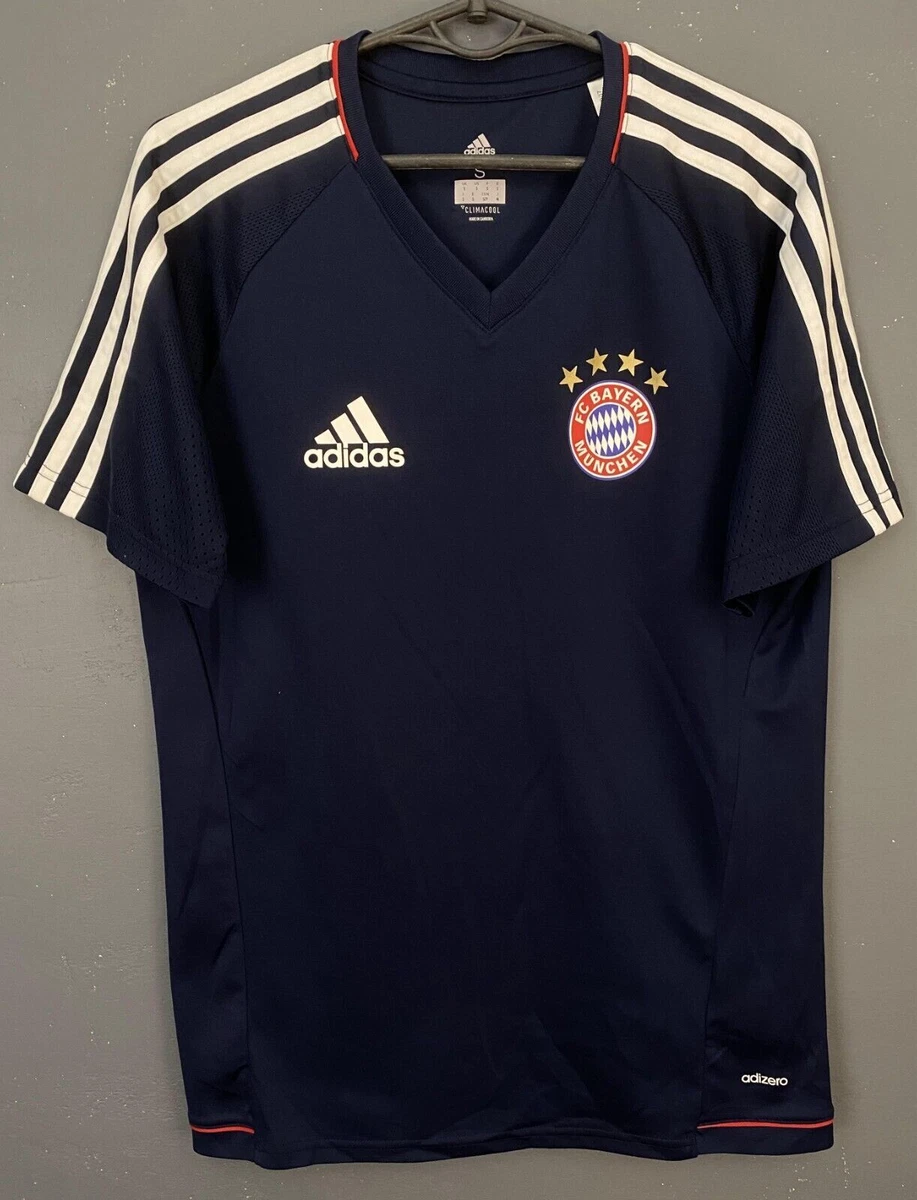 FC Bayern München  シャツ ダークブルー Las mejores ofertas en Bayern Munich camisas azul Club
