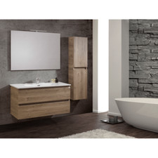 MOBILE DA BAGNO SOSPESO  Vulcano 70 A 2 CASSETTI completo di lavabo,specchio e l