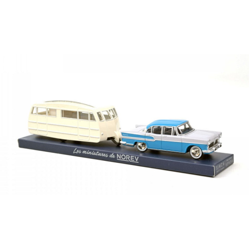 Simca Chambord Bleue Et Noire – Caravane Henon Norev – 1/43 (occasion)