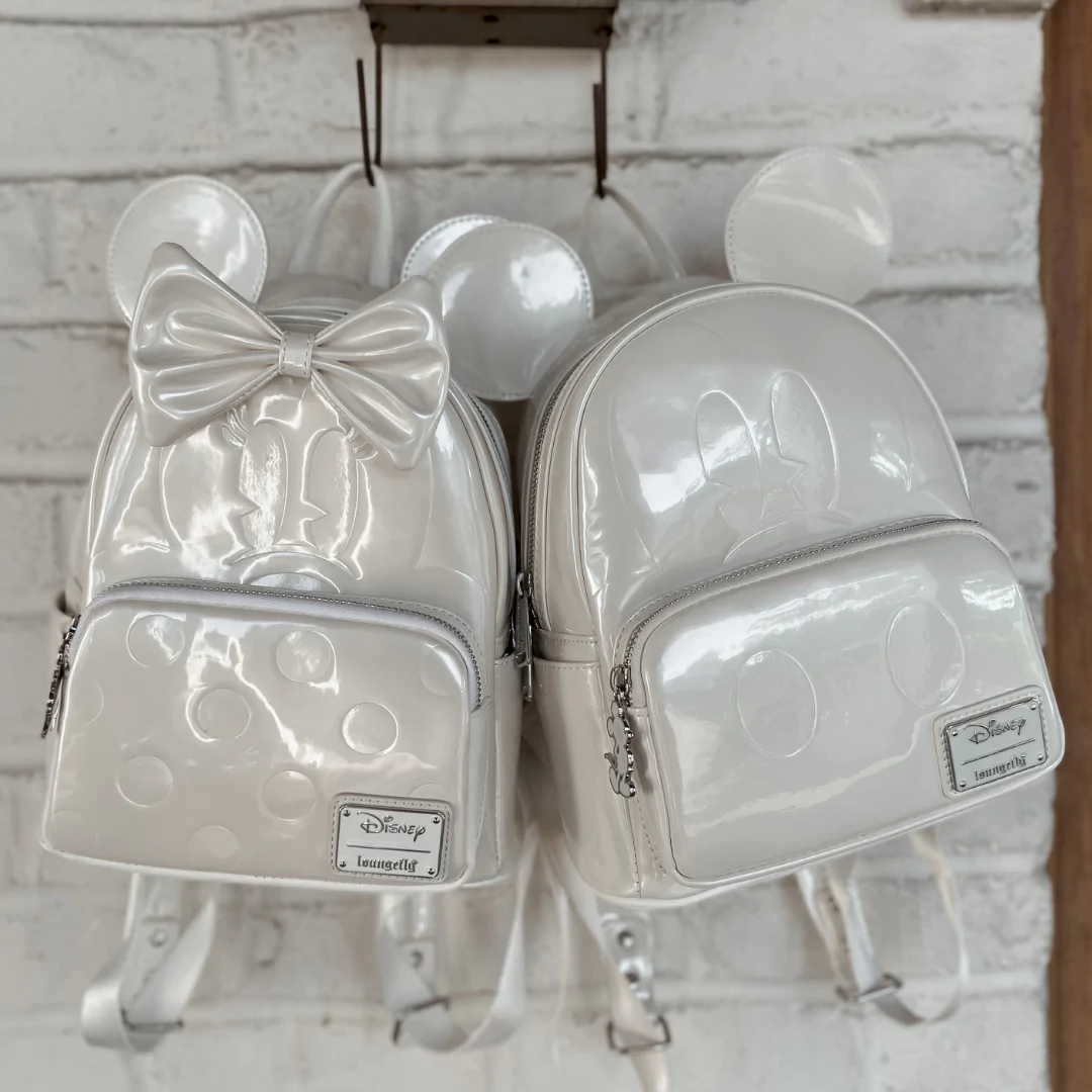 Loungefly Disney Minnie OR Mickey Mouse Wedding Pearl  display picture 2