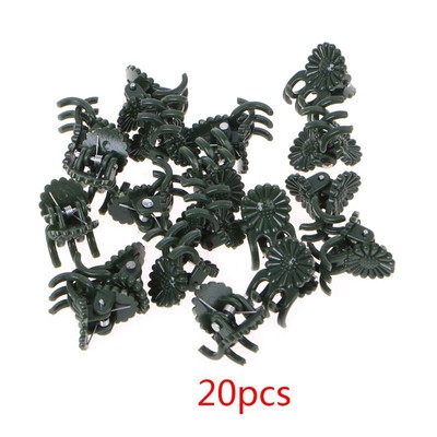 20 Pcs Plant Fix Clips Stem Vine Support Vegetables Farm Flowers
