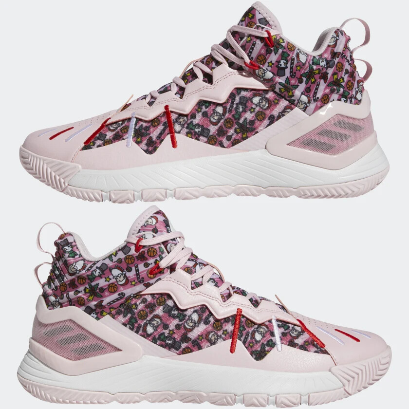 Size 10 - Adidas D Rose Son of Chi Christmas - Clear Pink for sale