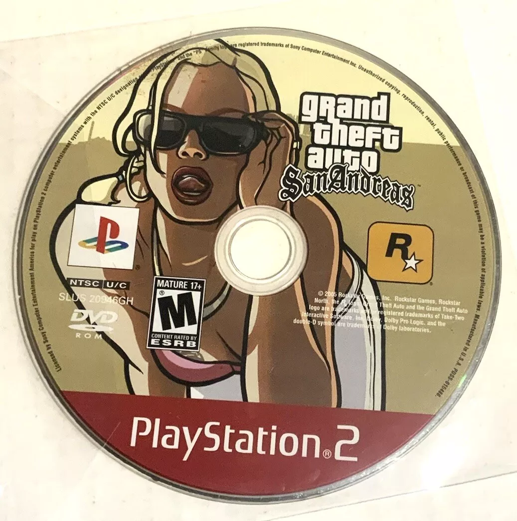  Grand Theft Auto: San Andreas (PS2) : Video Games