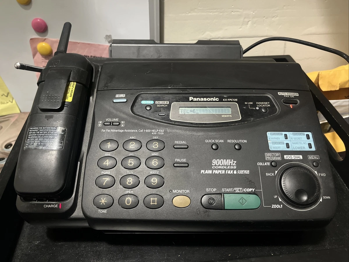 Fax Machine With Cordless Handset