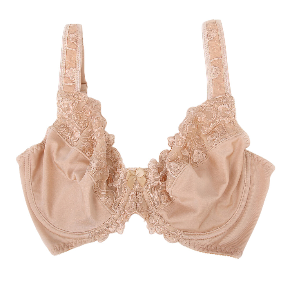 UK Women's Underwire Bra Lace Non Padded Plus Size Full