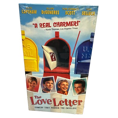 New! The Love Letter 1999 VHS Movie. Ellen Degeneres. Rare