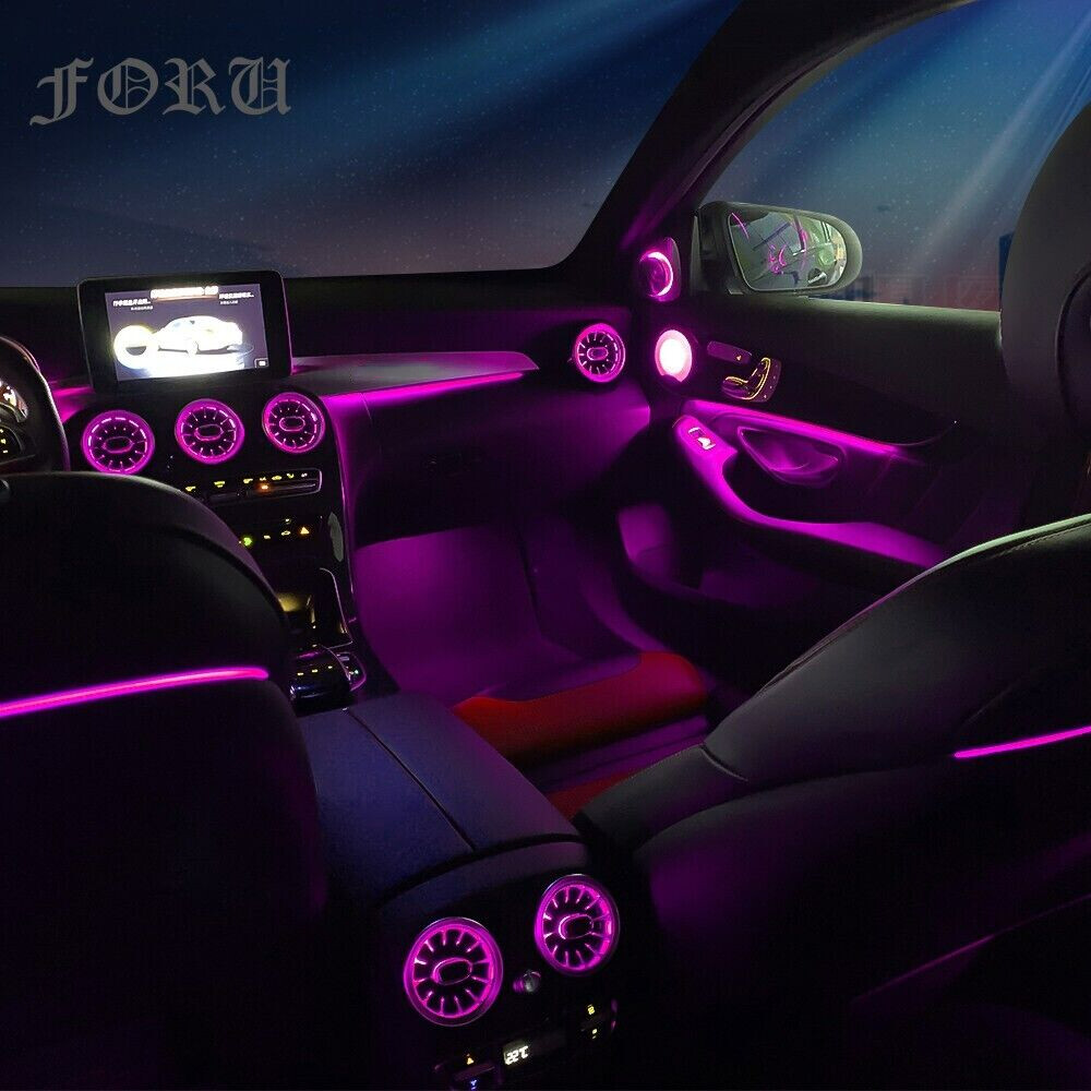 For 2015-2019 Mercedes-Benz C Class W205 64 Color Air Vent LED