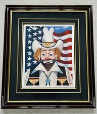 RED SKELTON “Reno Red” OIL ON CANVAS LITHOGRAPH 33 Of 999 - SIGNED FRAMED ART