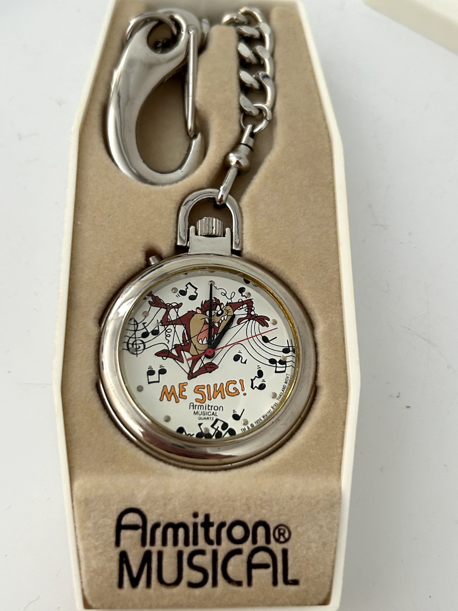New Looney Tunes Armitron Collectibles Pocket Watch Taz  display picture 3
