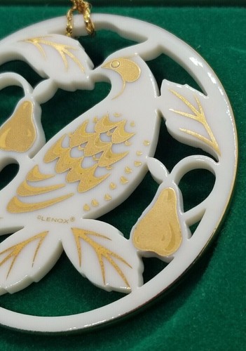 Vintage Lenox Partridge in a Pear Tree Days of Christmas Ornament - Picture 3 of 3