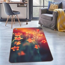 3D Red Flower Petals NAO10706 Game Rug Mat Elegant Photo Carpet Mat Fay