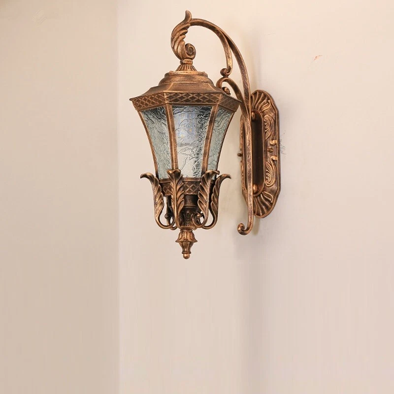 Outdoor Wall Lamp Garden Wall Lights Hotel Home Wall Sconces Glass Wall Lighting - Image 3 of 4