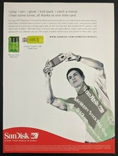 SanDisk Memory Stick PRO Duo Cruzer Crossfire Print Ad Poster Art PROMO Advert