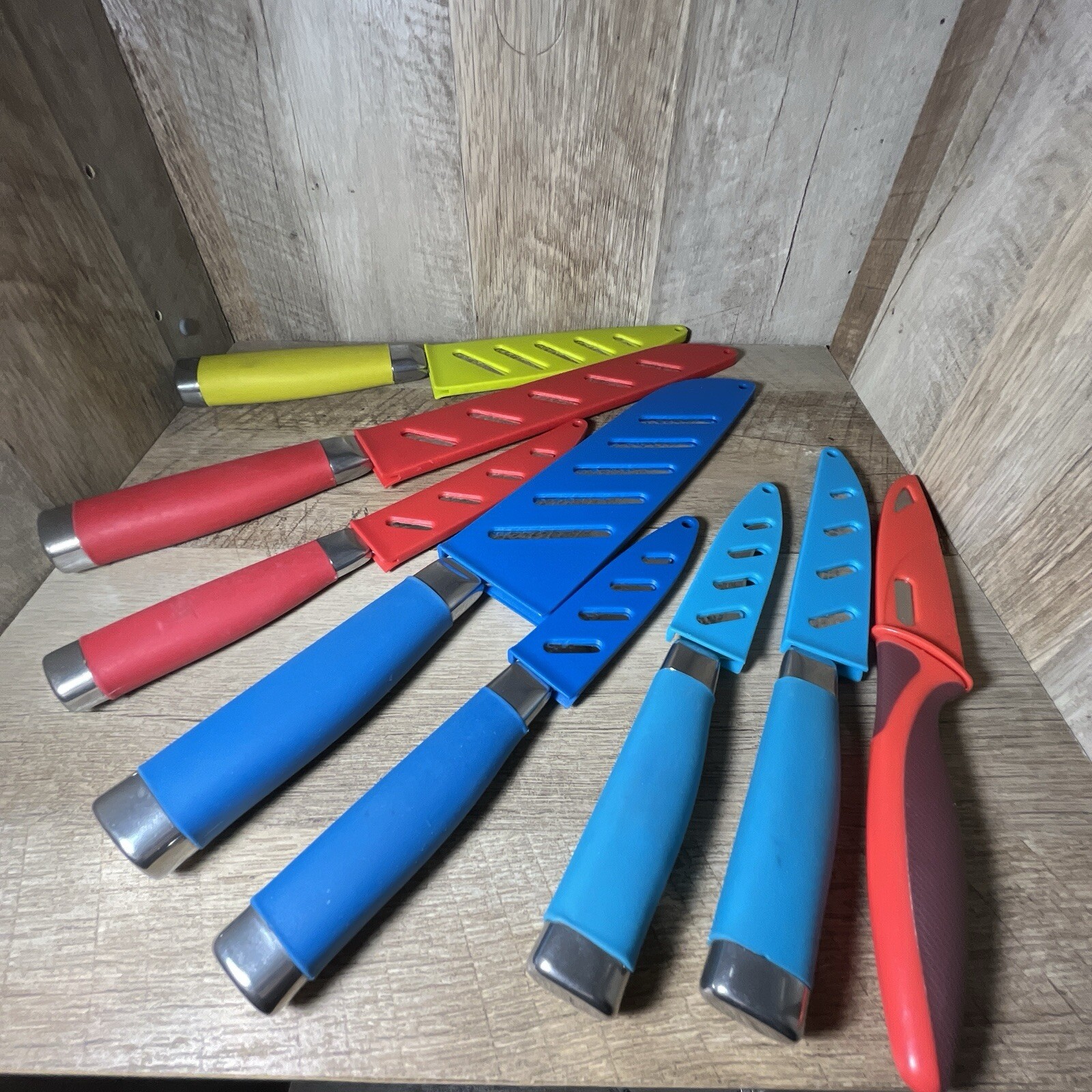 7-Piece Tomodachi Knife Set with Covers Plus Bonus Knife