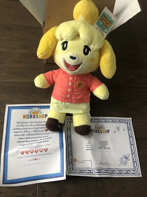 Isabelle Animal Crossing x Build A Bear Gift Bundle With Music NEW