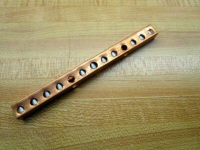 Ilsco ILSD167-10 Copper Neutral Ground Bar ILSD16710
