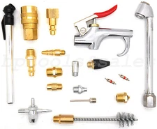 18pc PNEUMATIC AIR TOOL ACCESSORY BLOW GUN SET AIR COMPRESSOR BLOW KIT SET