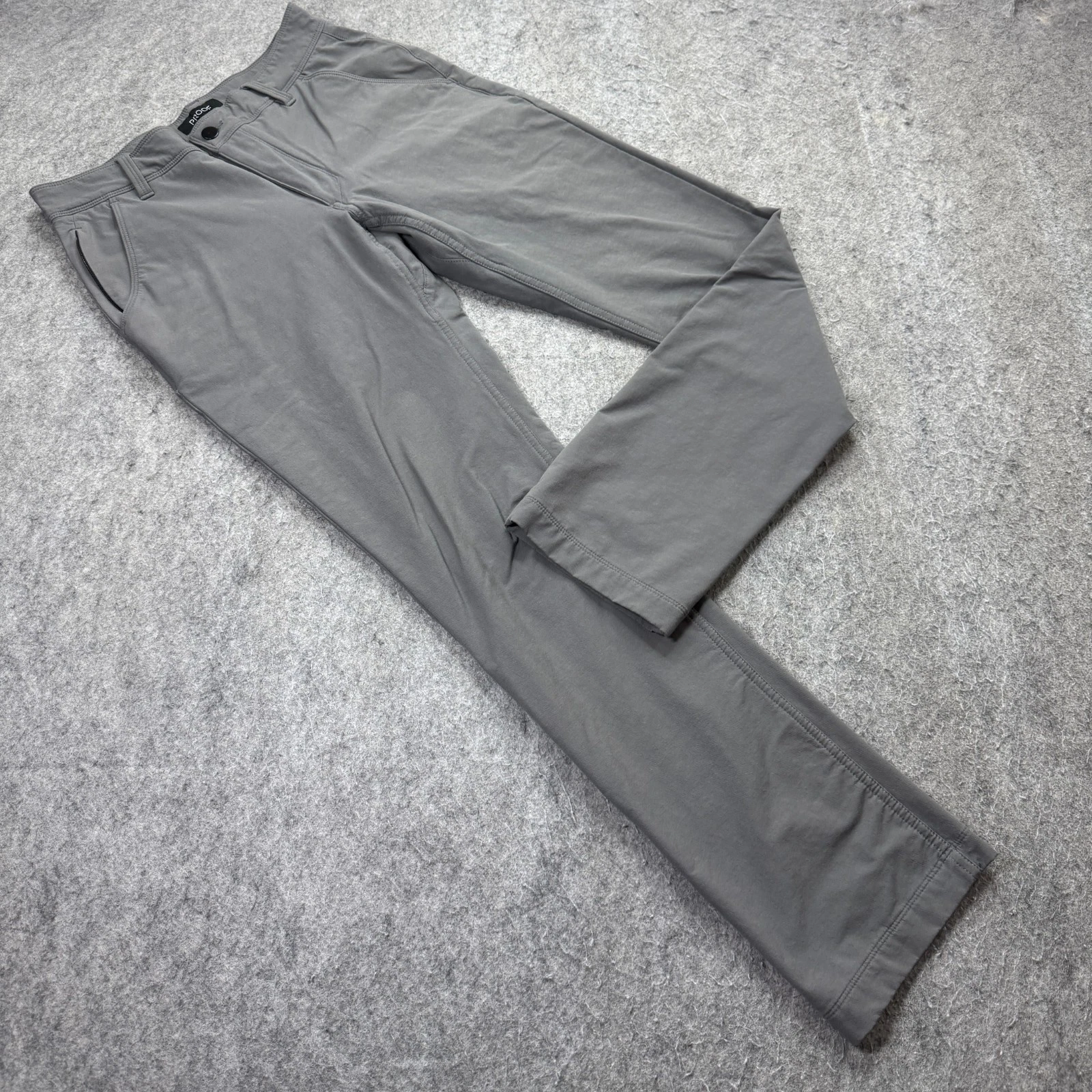 Proof Nomad Pants Men 31 x 30 Gray Slim Fit Tapered Nylon Stretch Technical