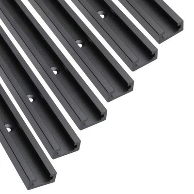 Aluminum 48'' T-Track for Woodworking  Double Cut Profile Universal with Predr...