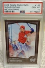 2018 Panini Diamond Kings Brown Frame  #145 SHOHEI OHTANI RC Card /49 PSA 10