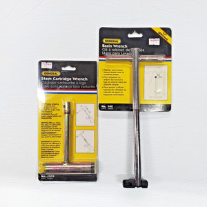 General brand stem cartridge wrench & basin wrench