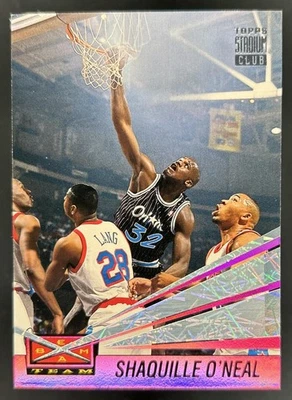 1993-94 Topps Stadium Club Shaquille O'Neal Beam Team #1 Magic - Image 1 of 2
