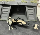 Vintage Star Wars Vehicle - Speeder Bike & Biker Scout (Both Complete) - 1983