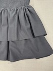 Express Off The Shoulder Black Tiered Ruffle Mini Dress Size Medium