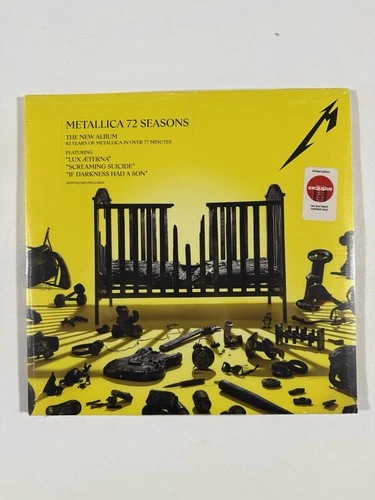 Metallica 72 Seasons TARGET EXC Red and Black Marbled Vinyl New Sealed NEW!
