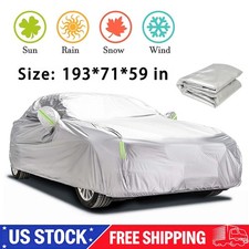 Xl Universal Full Car Cover Waterproof Dust Uv Sun Outdoor Protection For Sedan Xl Universal Full Car Cover Waterproof Dust Uv Sun Outdoor Protection For Sedan