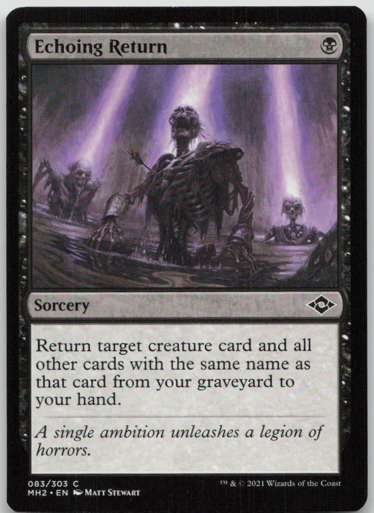 Echoing Return #83 Common Modern Horizons 2 Magic: The Gathering Warped