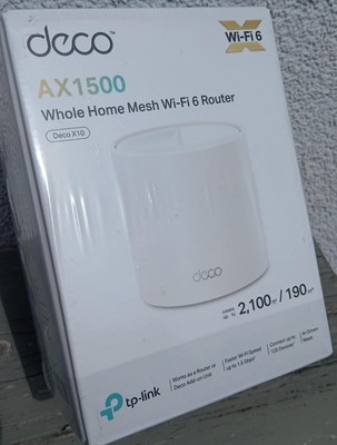 NEU TP-LINK Deco X10 Mesh-Netzwerk AX1500 für Internet Computer WiFi 6